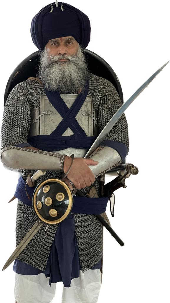 Nidar Singh in armor